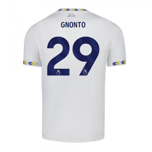 Leeds United Wilfried Gnonto #29 Hjemmebanetrøje 2025-26 Kortærmet